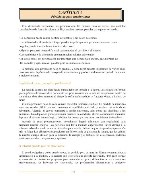 La Nutrición. pdf ( 1.11Mb ) - Parkinson Blanes