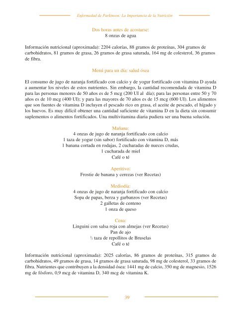 La Nutrición. pdf ( 1.11Mb ) - Parkinson Blanes