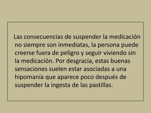 Soy bipolar. No quiero tomar pastillas