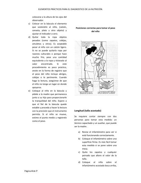 elementos prácticos para el diagnostico de la desnutrición