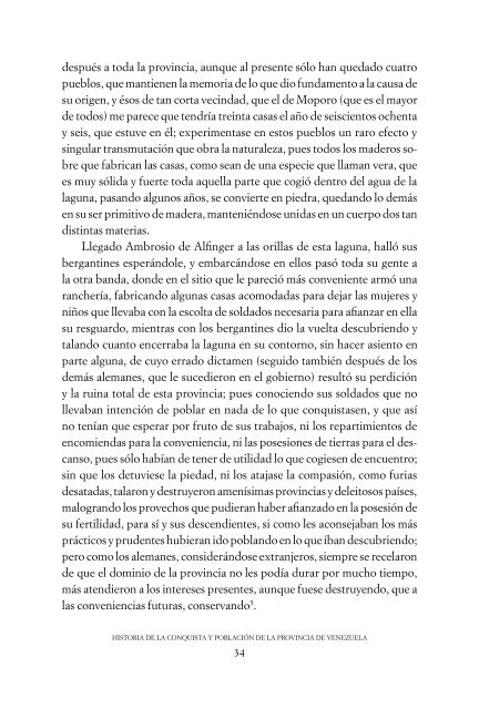 HISTORIA DE LA CONQUISTA Y POBLACIÓN DE ... - Venciclopedia
