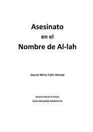 Asesinato Nombre de Al-lah - Comunidad Ahmadía del Islam