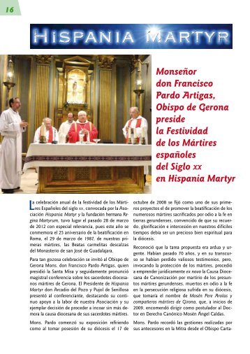 Monseñor don Francisco Pardo Artigas, Obispo de ... - Hispania Martyr