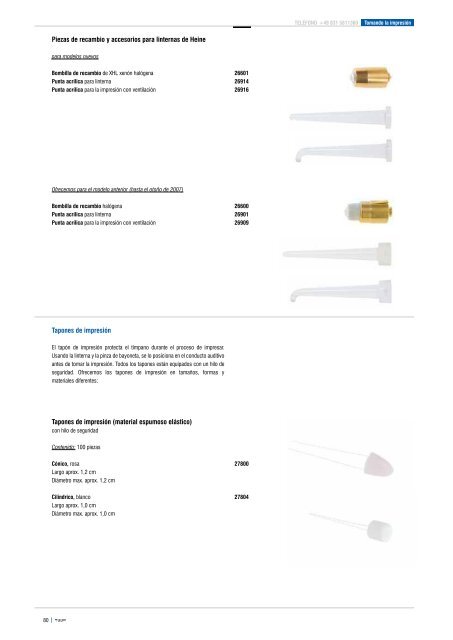 Otoplásticas Técnica de laboratorio Protección auditiva - Egger