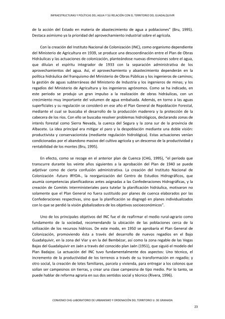 infraestructuras y políticas del agua y su relación con el territorio del ...