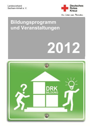 Bildungsprogramm und Veranstaltungen - (DRK) Landesverband ...