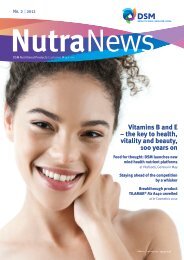 NutraNews - DSM Nutritional Products newsletter 2/2012