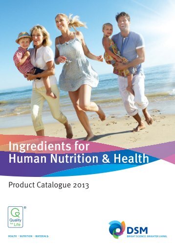 Ingredients for Human Nutrition & Health - Bankom