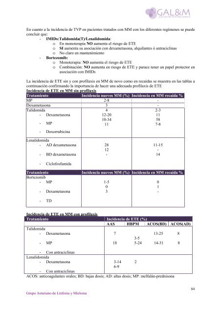 Protocolo de Actuación en Mieloma múltiple - Sociedad Asturiana ...