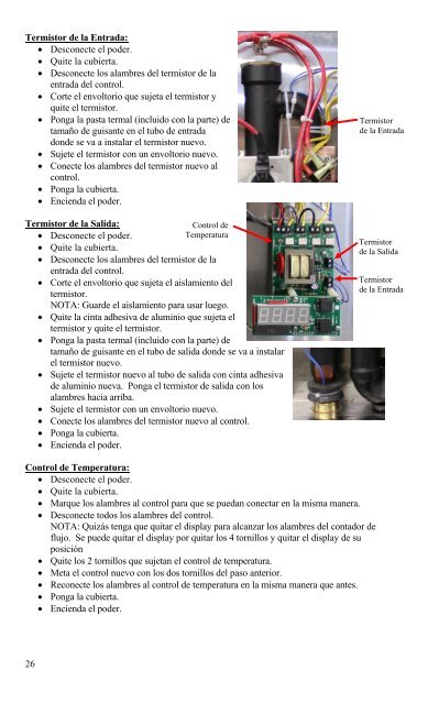 manual de manejo, instalación, y mantenimiento para el calentador ...