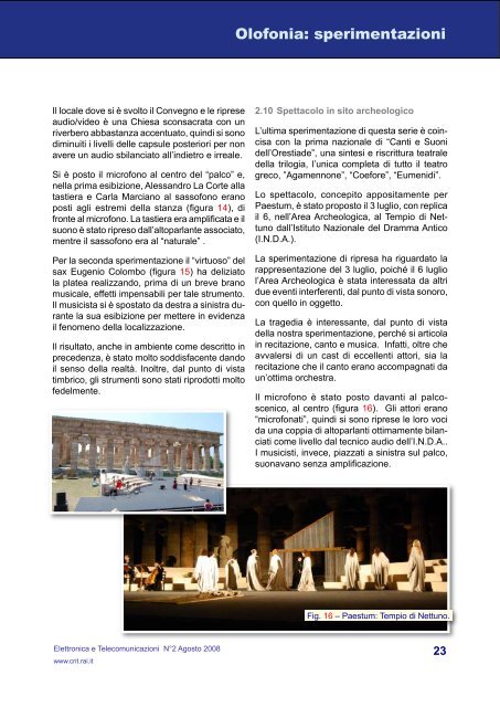 Agosto 2008 - Rai - Centro Ricerche e Innovazione Tecnologica ...