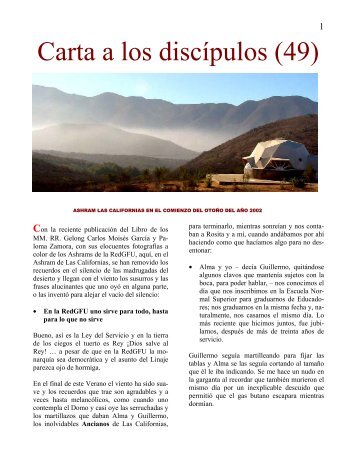 Carta a los discipulos 49 - VSA José Marcelli Noli