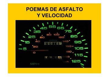 [POEMAS DE ASFALTO Y VELOCIDAD]