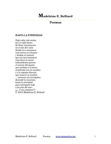 Madeleine E. Belliard Poemas