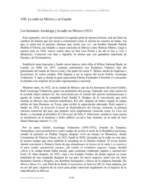 El doblaje de voz. Orígenes, personajes y empresas - Salvador Najar