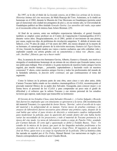 El doblaje de voz. Orígenes, personajes y empresas - Salvador Najar