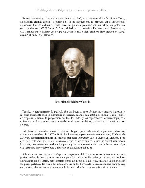 El doblaje de voz. Orígenes, personajes y empresas - Salvador Najar