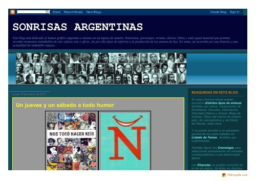 SONRISAS ARGENTINAS - Red de historia de los medios