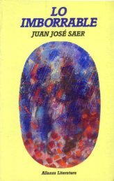 Saer, Juan José – Lo imborrable - Lengua, Literatura y ...