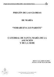 Pregon de las Glorias 2008 - Irene Gallardo Flores - Consejo ...