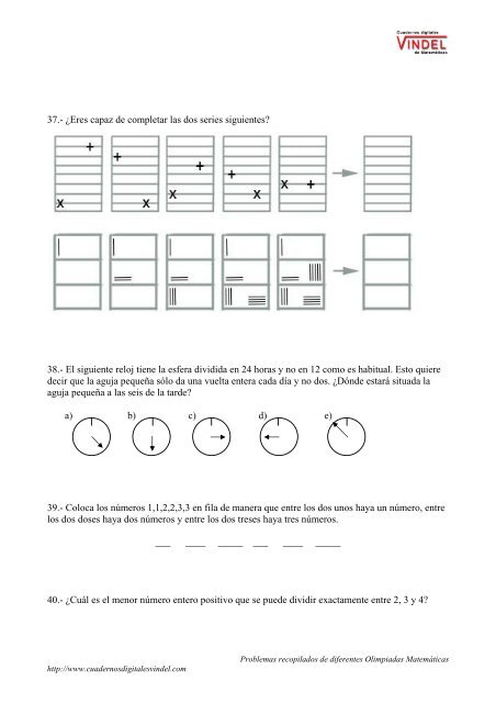 Razonamiento 4 - Cuadernos digitales Vindel