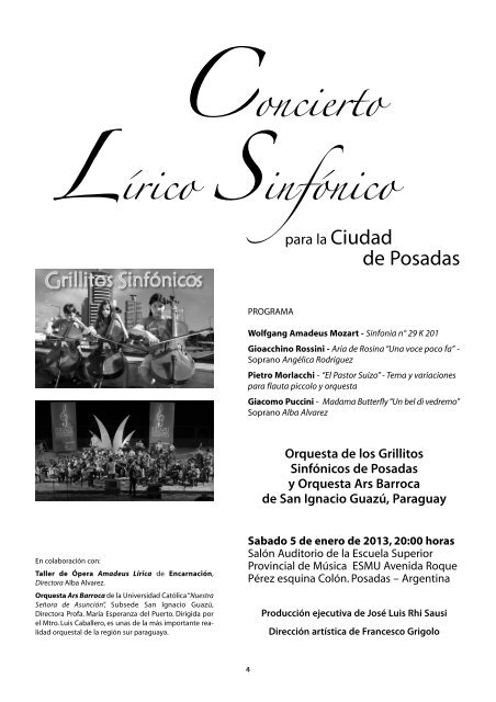 Orquesta Ars Barroca - CeSPI