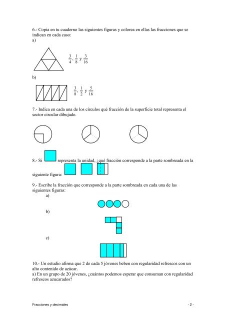 FRACCIO ES 1.- ¿Qué fracción de bolas no son rojas ... - Matemáticas