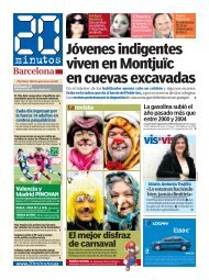 Jóvenes indigentes viven en Montjuïc en cuevas ... - 20 Minutos