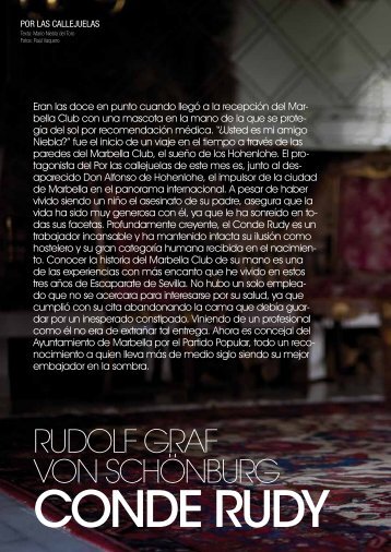 RUDOLF GRAF VON SCHÖNBURG - Escaparate de Sevilla