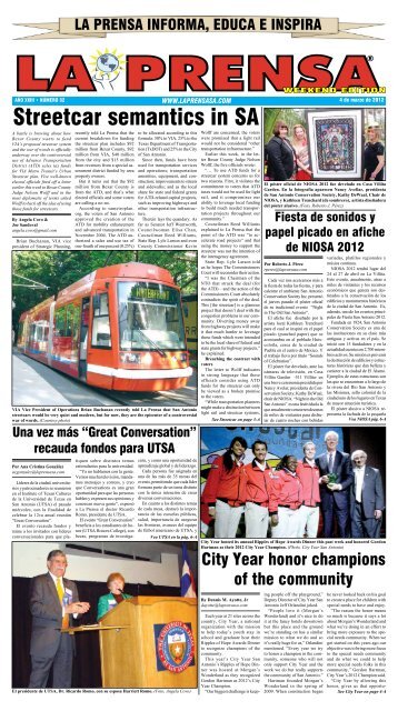 Streetcar semantics in SA - La Prensa De San Antonio