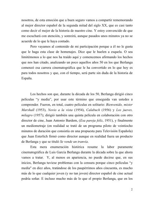 EL CINE DE BERLANGA Y LA CENSURA - Antonio Gómez Rufo