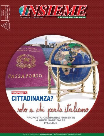 Edição 79 - INSIEME - a revista italiana daqui