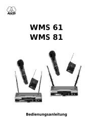 WMS 61 WMS 81 - AudioMaster
