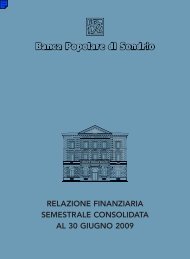 relazione finanziaria semestrale consolidata al 30 giugno 2009