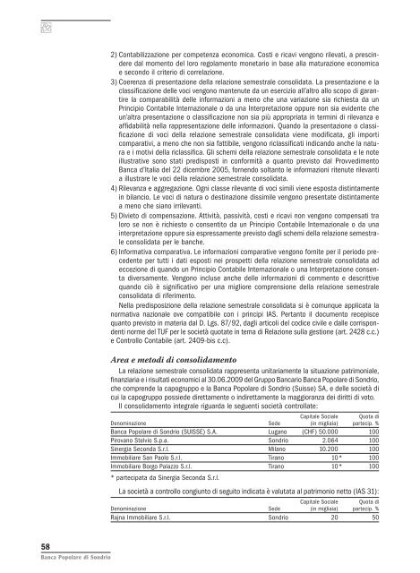 relazione finanziaria semestrale consolidata al 30 giugno 2009