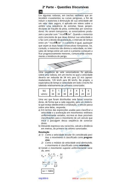 1ª Parte – Questões Objetivas 2 1 - Curso Objetivo