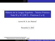 Historia de la Lengua Española - Teórico Práctico Yods III y IV (UN ...
