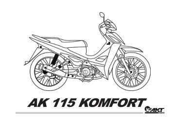 AK 115 KOMFORT - AKT Motos