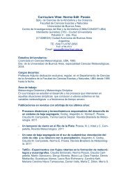 Curriculum Vitae: Norma Edit Possia - Departamento de Ciencias de ...