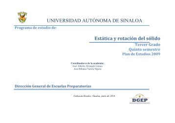 Estática y rotación del sólido - Dirección General de Escuelas ...