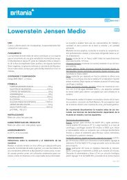 Lowenstein Jensen Medio - Laboratorios Britania