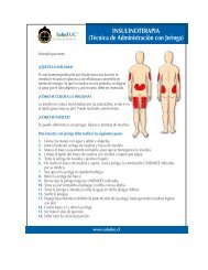 INSULINOTERAPIA - Red Salud UC