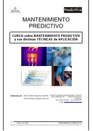 CURSO sobre MANTENIMIENTO PREDICTIVO y sus distintas ...