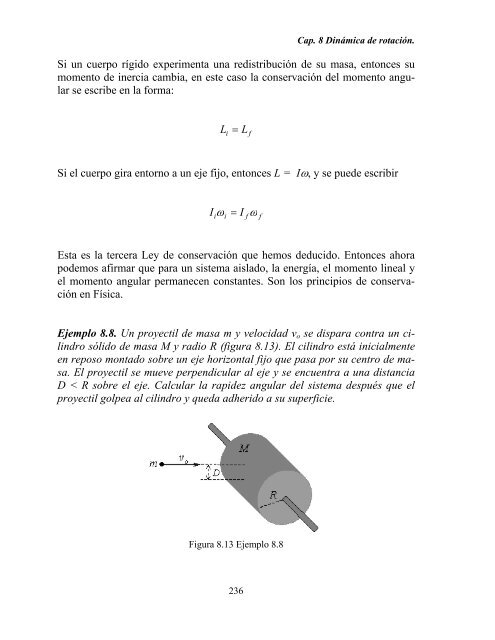 Capítulo 8. Dinámica de Rotación - DGEO