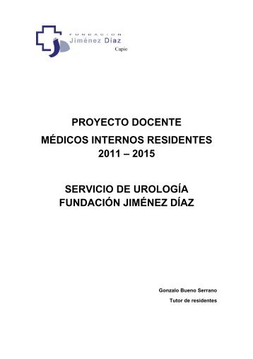 urología - Capio Sanidad - Fundación Jiménez Díaz