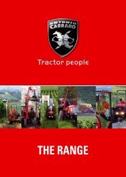 Gama Tractor People ANTONIO CARRARO - Aldimak