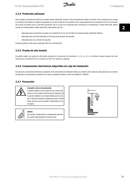 Manual de Funcionamiento VLT® FCD 300 - comser ltda.