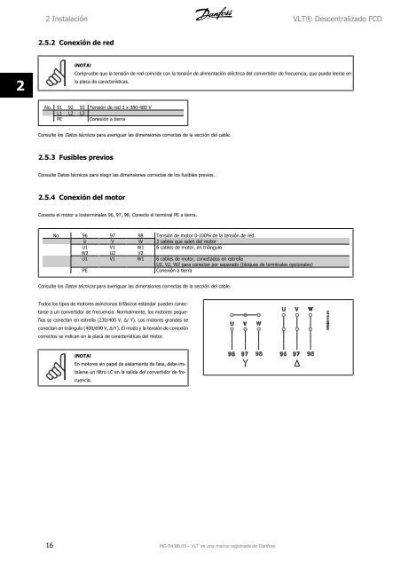 Manual de Funcionamiento VLT® FCD 300 - comser ltda.