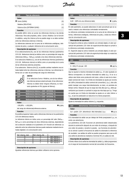 Manual de Funcionamiento VLT® FCD 300 - comser ltda.