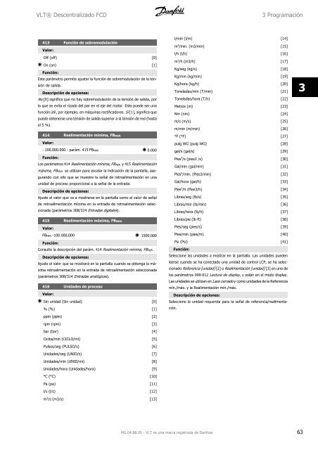 Manual de Funcionamiento VLT® FCD 300 - comser ltda.